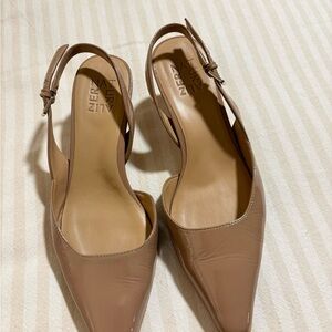 Naturalizer Women's Nude Slingback Heels Size 8